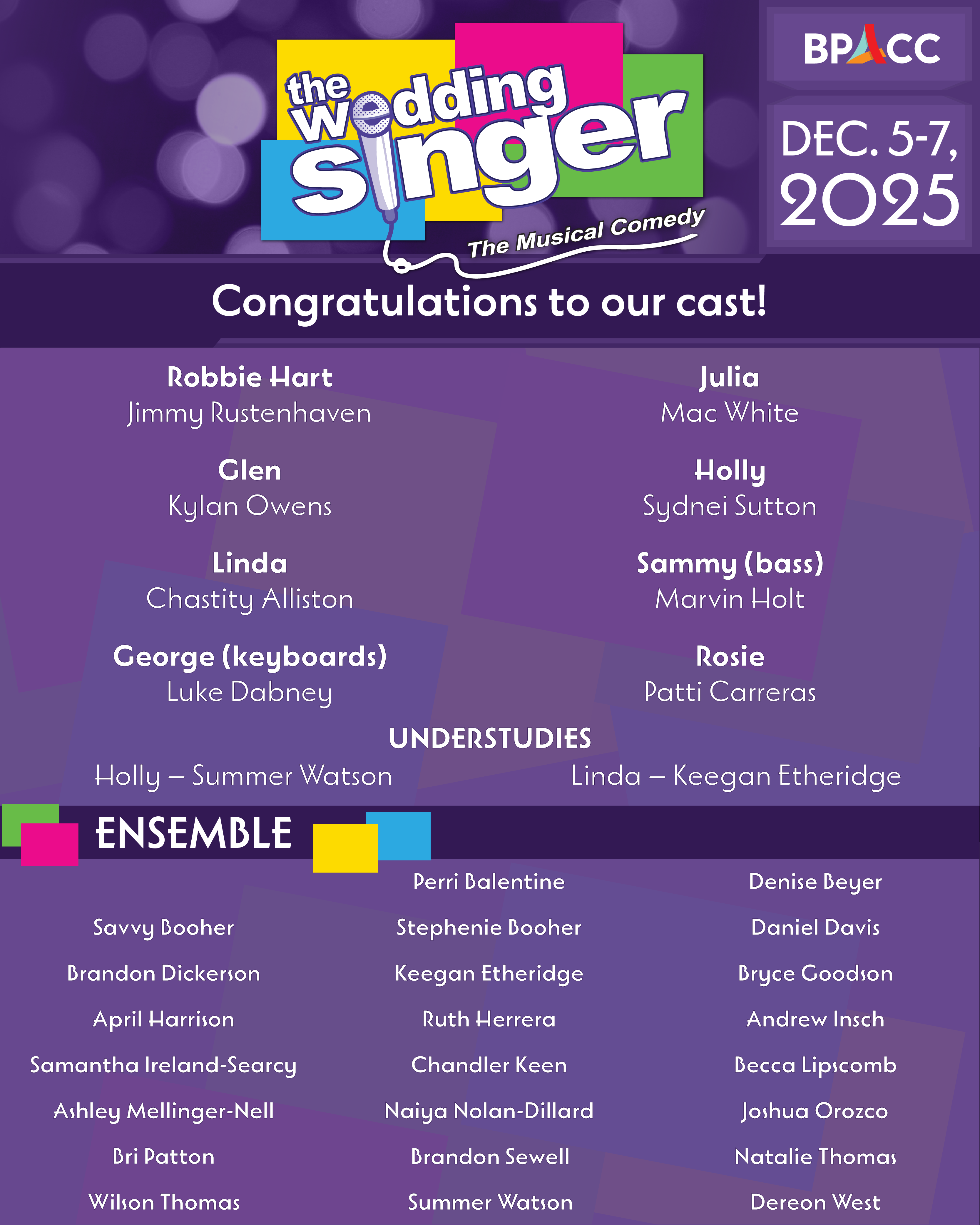 Wedding Singer Cast List